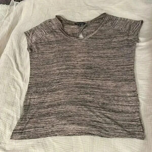 THREADS 4 THOUGHT Open Back T-shirt | Small | Pink and Black